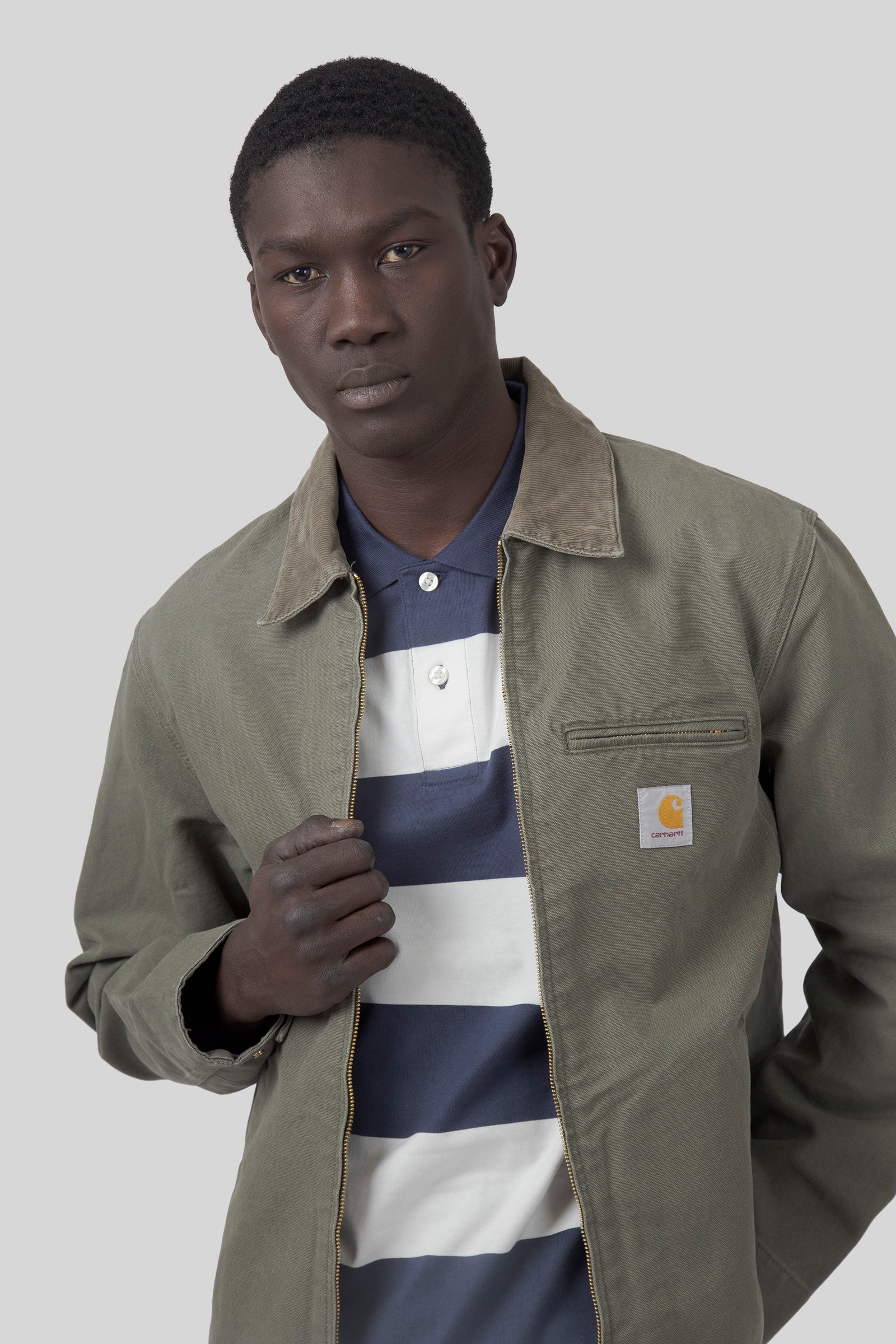 Carhartt Wip Detroit Jacket Verde Uomo - 1