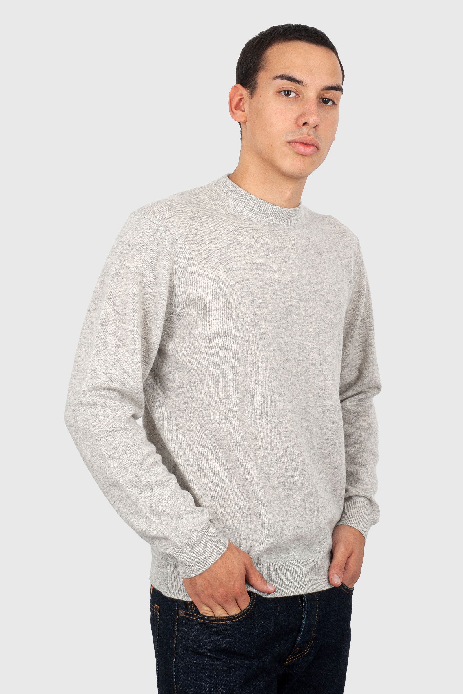 Absolut Cashmere Maglia Trader Grigio Chiaro Uomo - 1