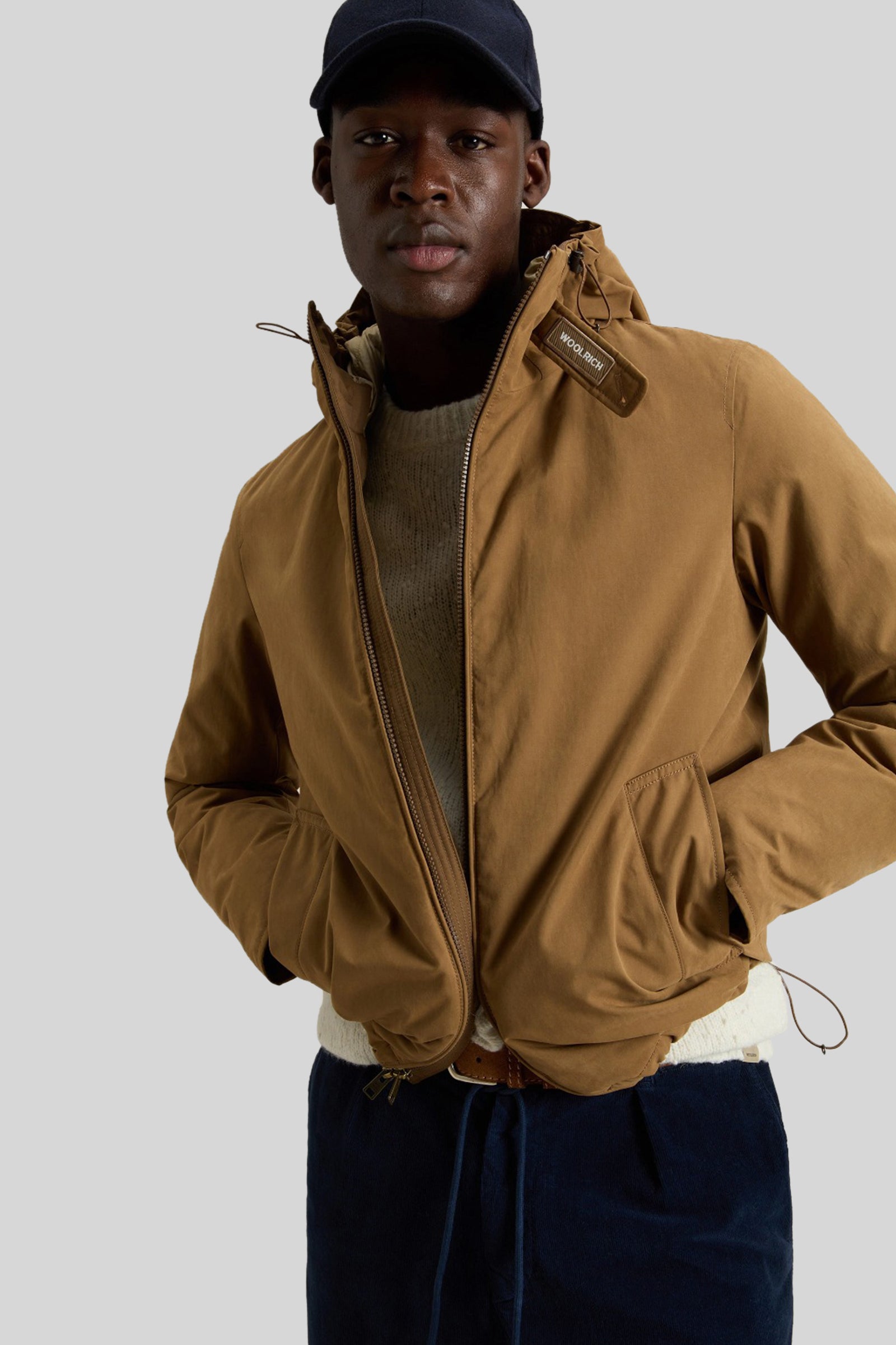 Woolrich Mountain Cloth Pacific Jacket Caffe' Uomo - 1