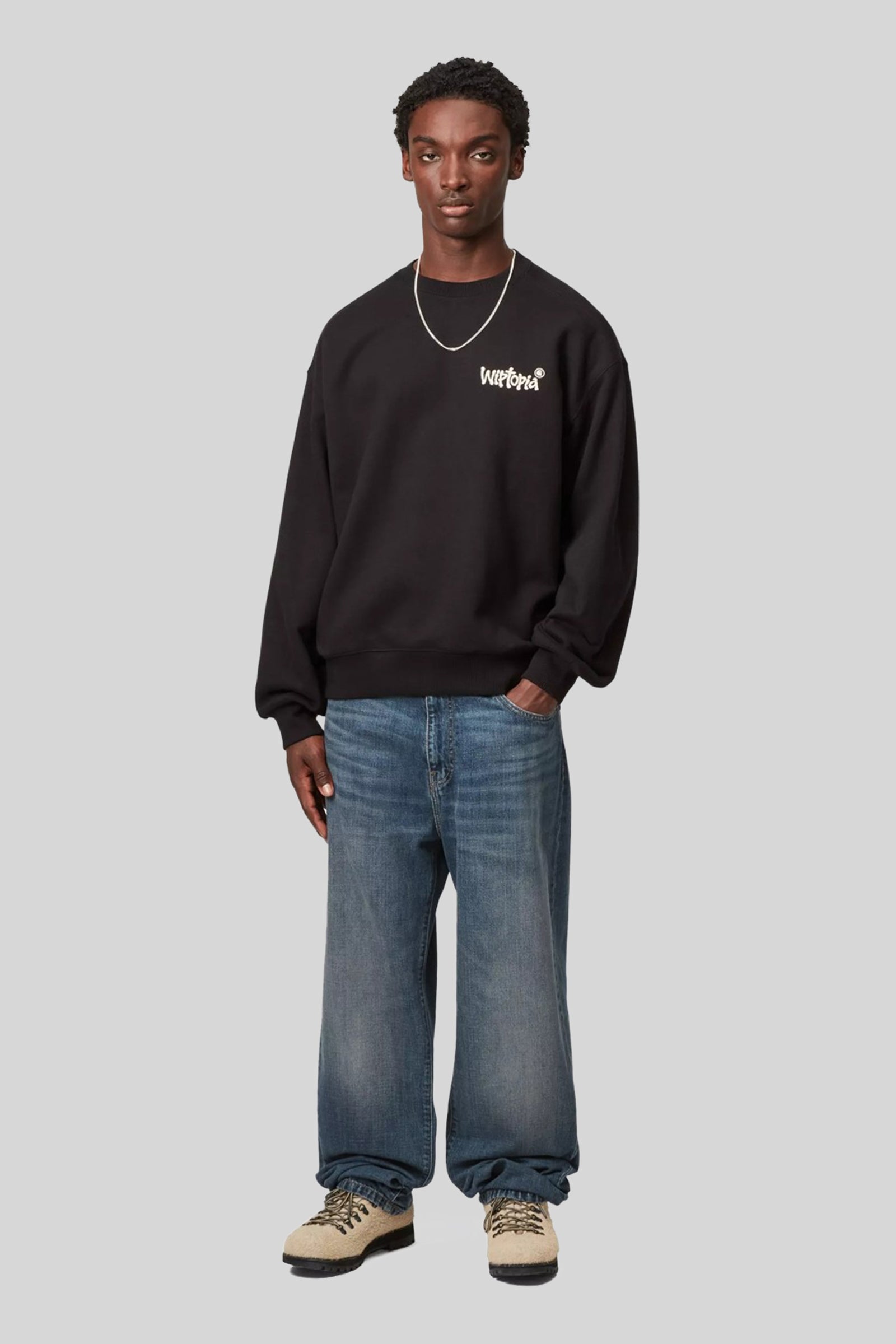 Carhartt Wip Aaron Pant Blu Medio Uomo - 3
