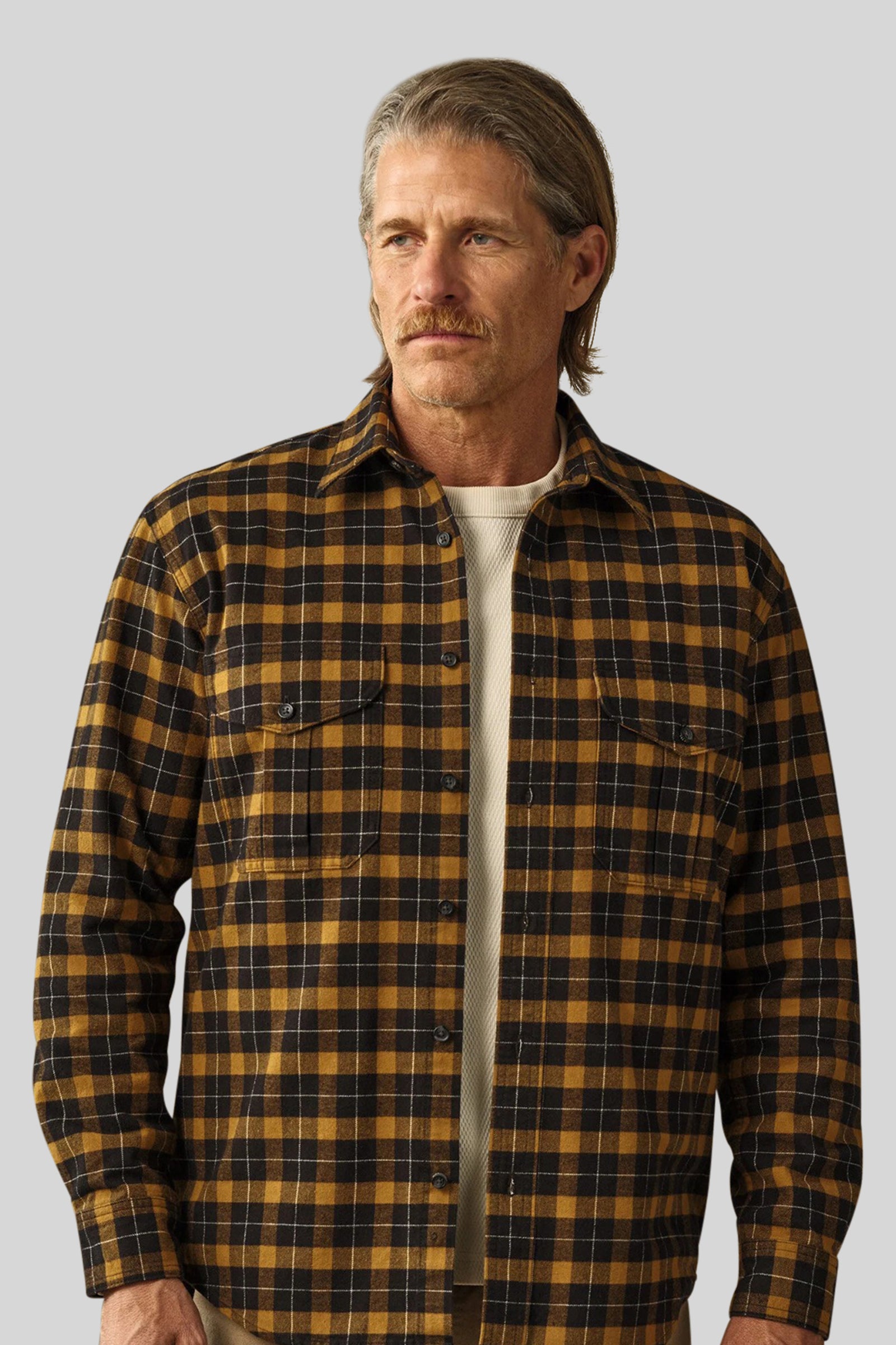 Filson Alaskan Giude Shirt Nero/oro Uomo - 1