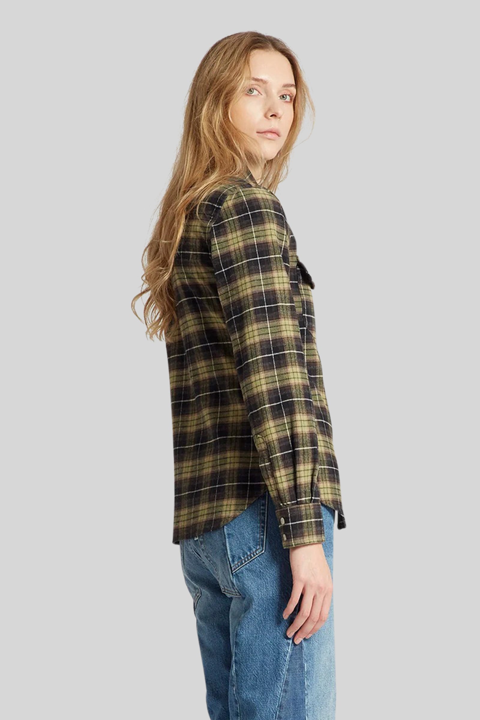 Department Five Camicia Texana Uma Verde Donna - 1