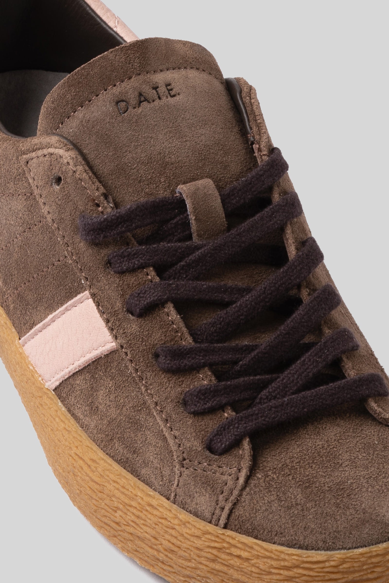 D.a.t.e. Sneaker Hill Low Suede Taupe Donna - 2