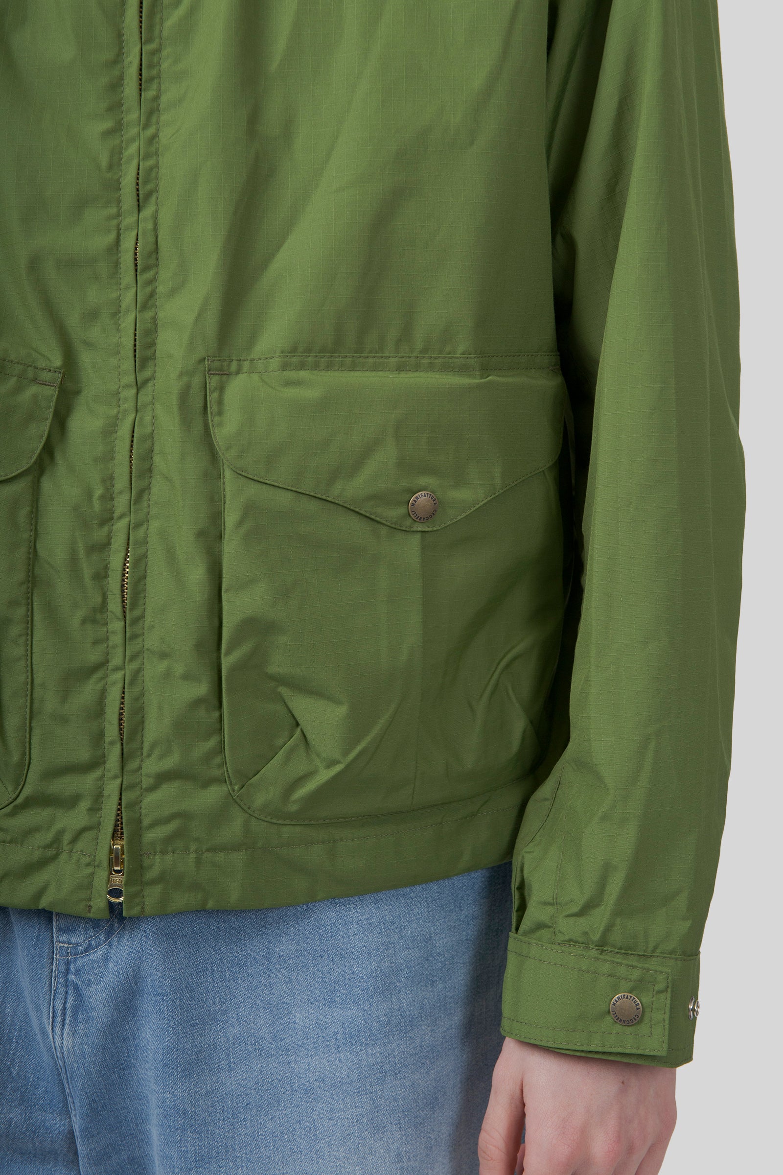 Manifattura Ceccarelli All Season Blazer Coat Verde Uomo - 8