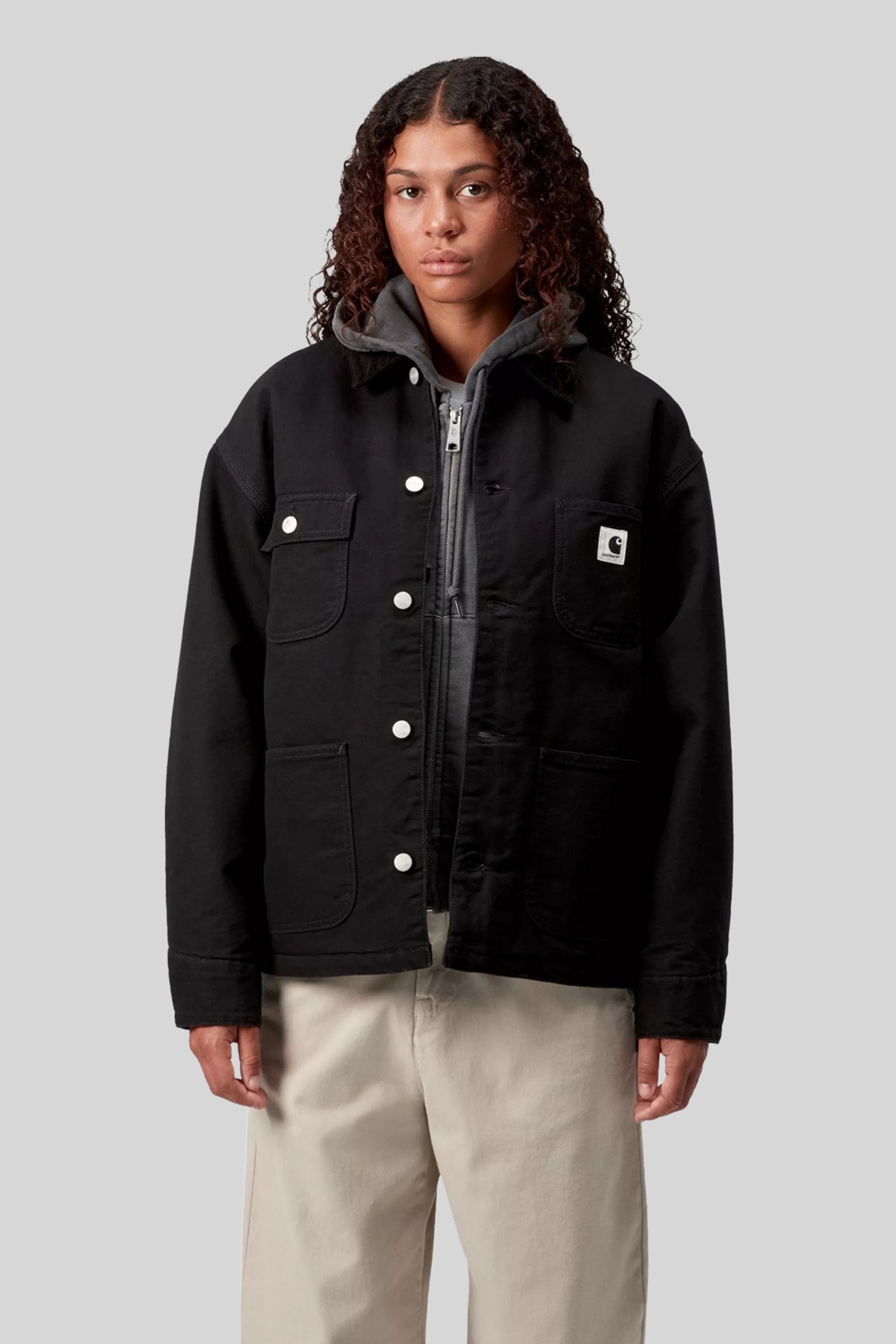 Carhartt Wip W' Og Michigan Coat Nero Donna - 3