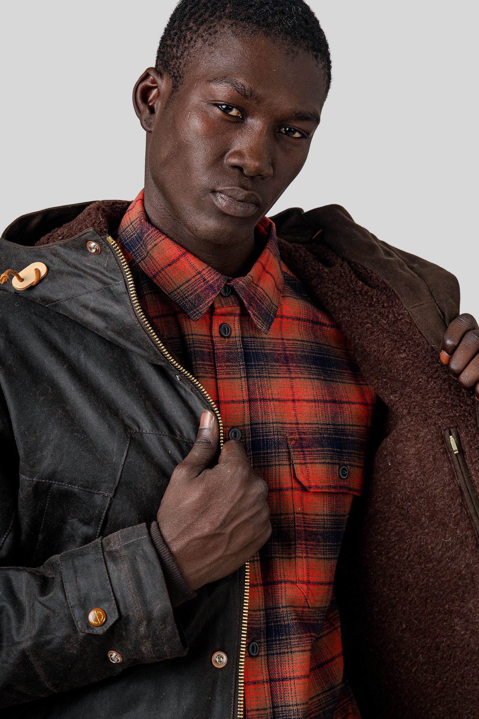 Manifattura Ceccarelli Mountain Jacket Cioccolato Uomo - 4