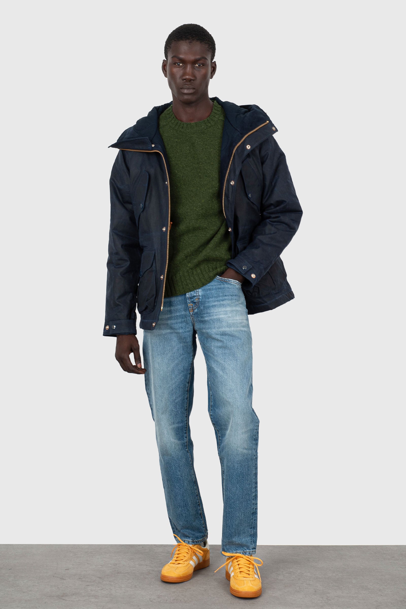 Manifattura Ceccarelli New Fisherman Parka Blu Navy Uomo - 10