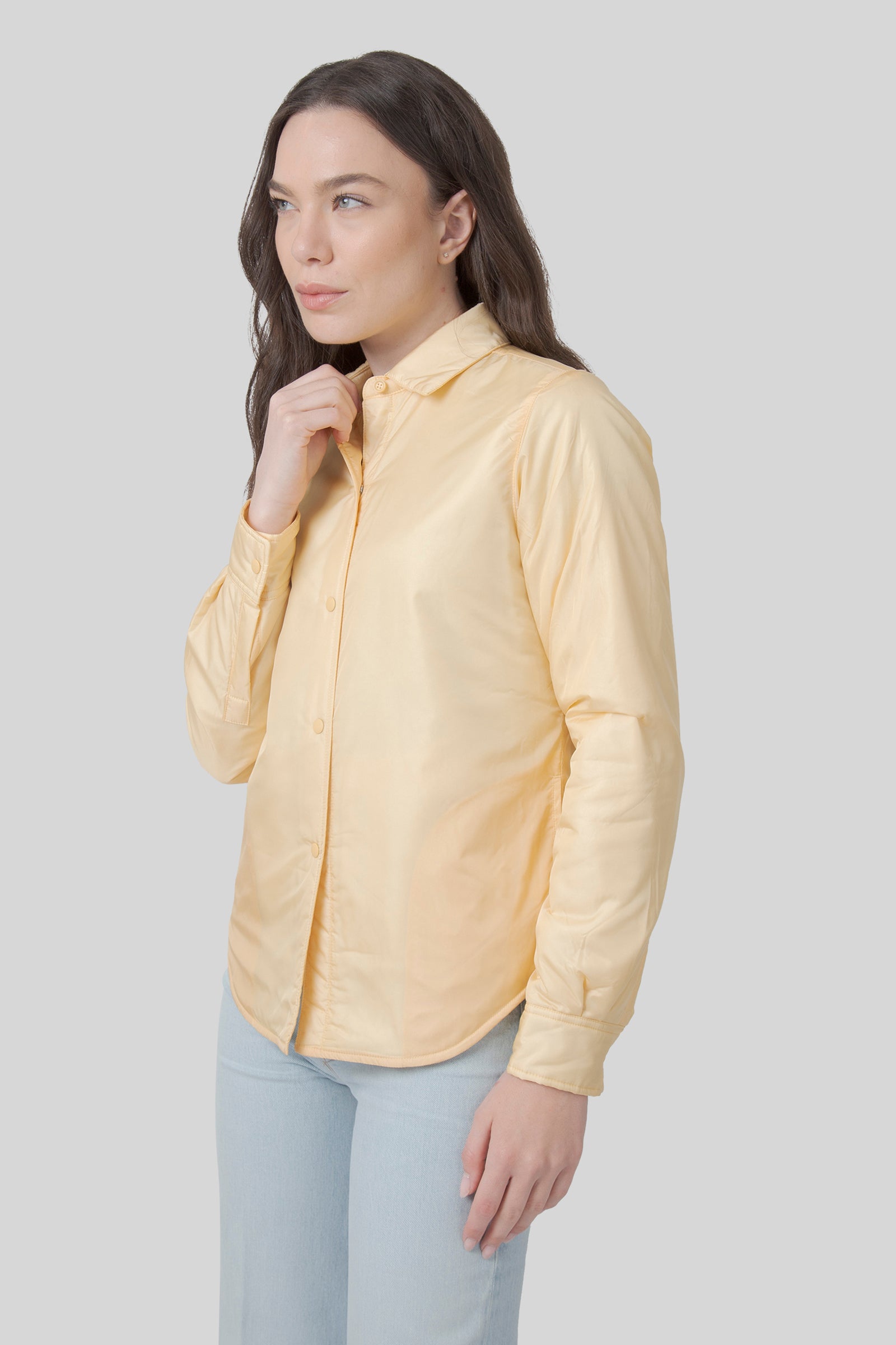 Aspesi Camicia Glue Giallo Donna - 6