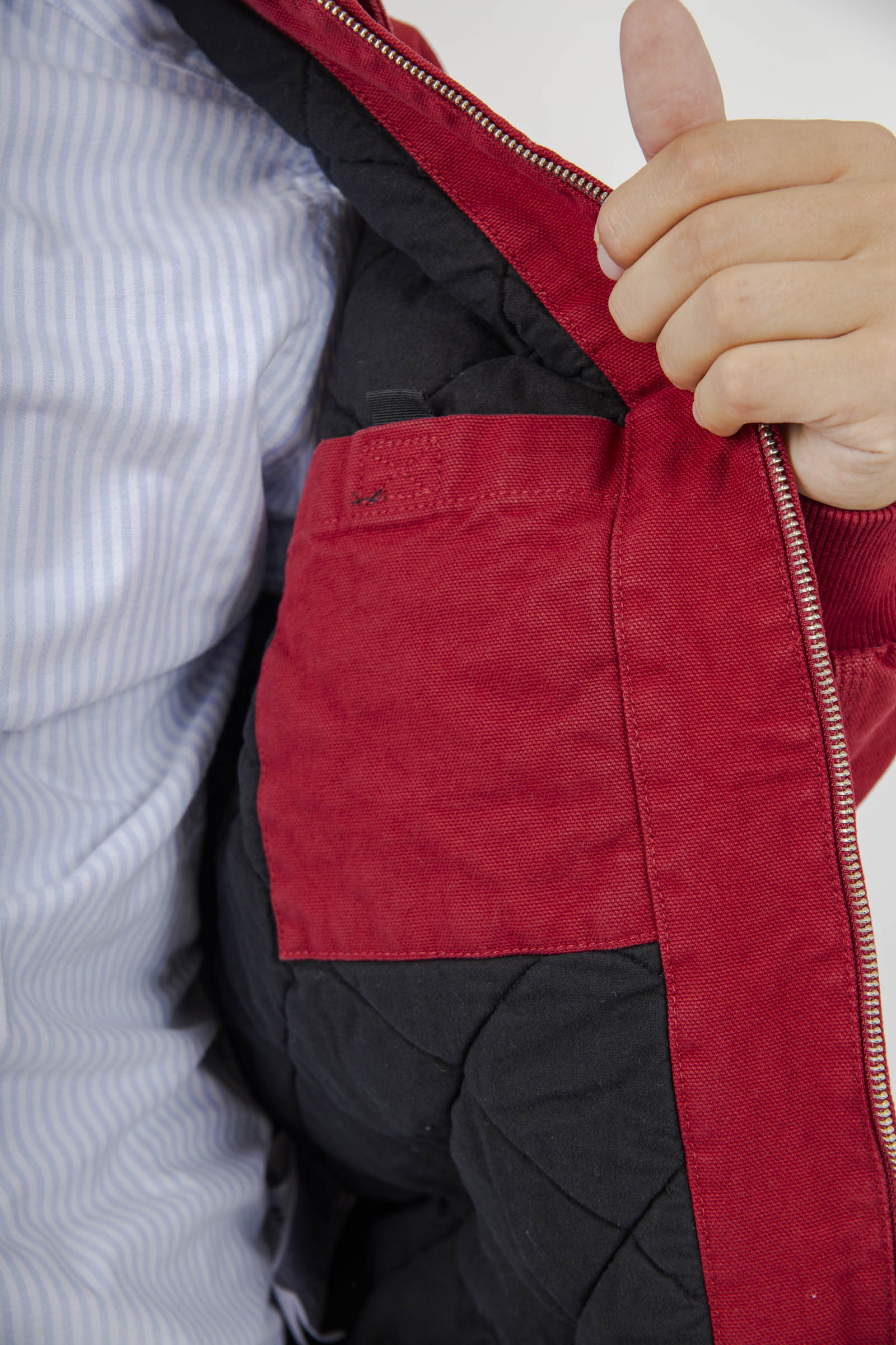 Carhartt Wip Stanton Jacket Rosso Uomo - 7