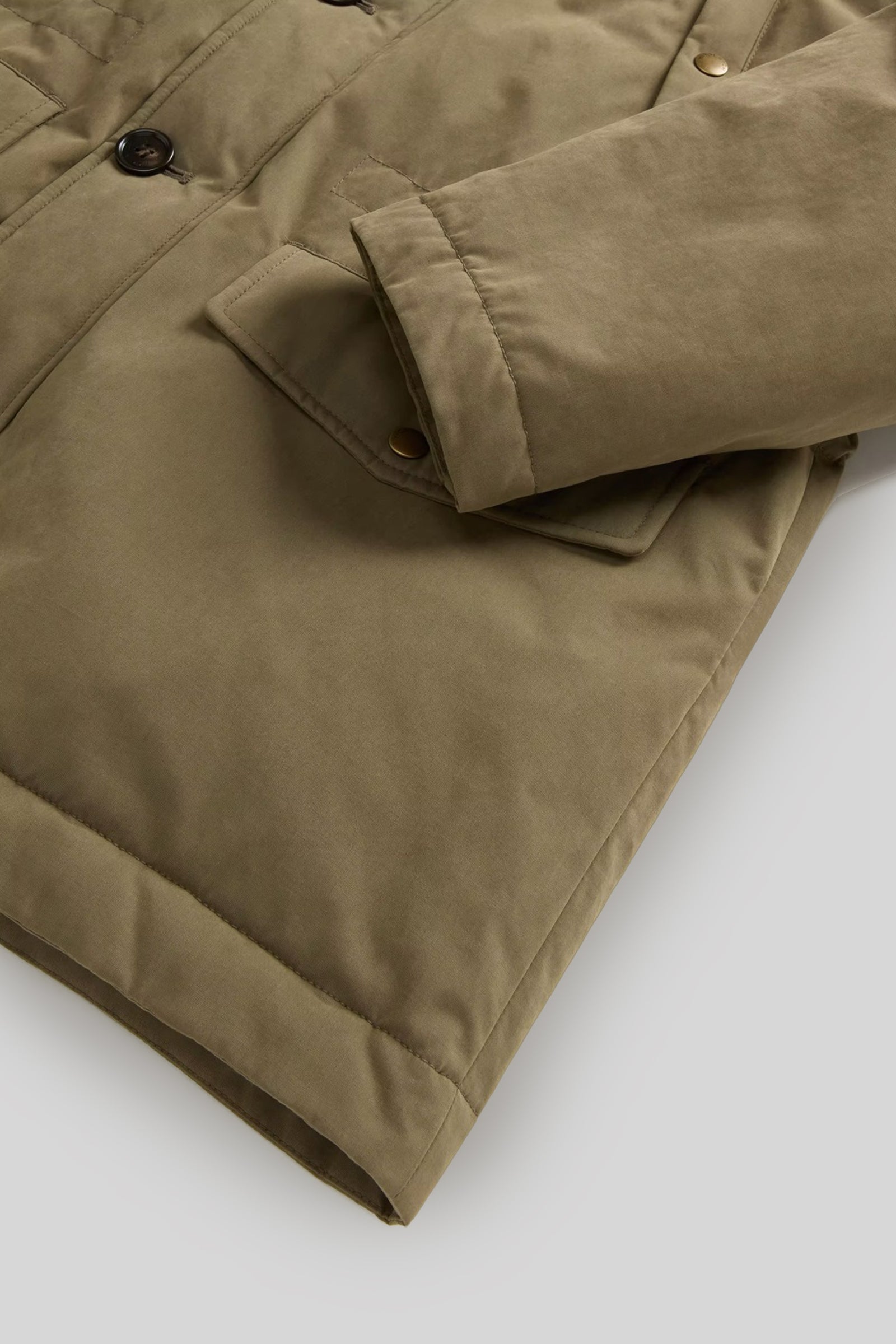 Woolrich Mountain Cloth Parka Verde Chiaro Uomo - 6