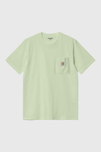 Carhartt Wip T-shirt S/s Pocket Verde Chiaro Uomo carhartt wip