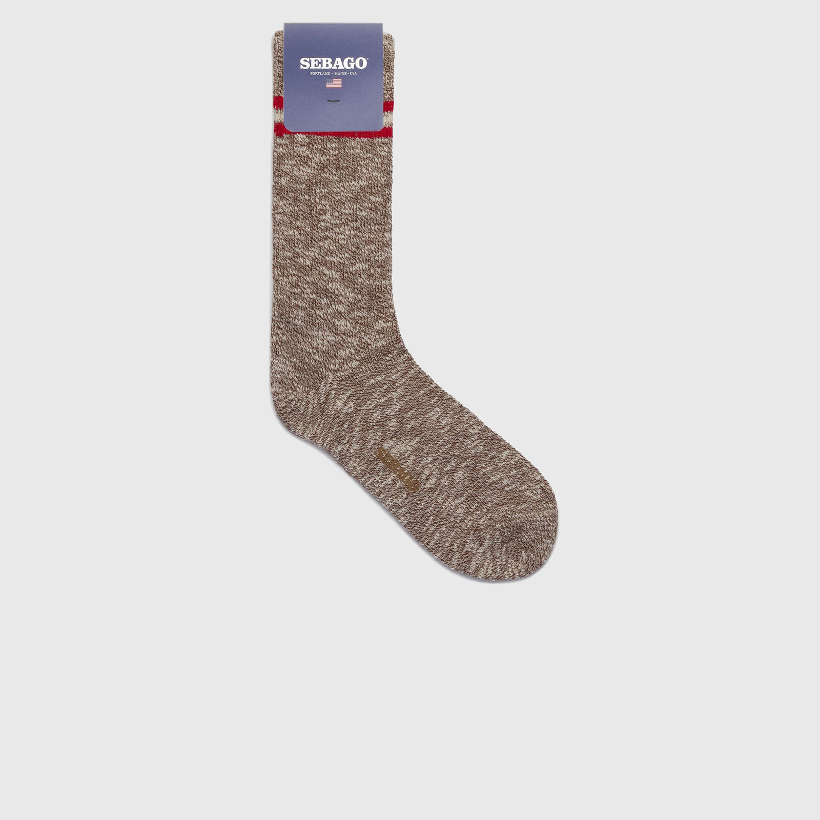 Sebago Calzino Seboeis Country Marrone/bianco Off Uomo - 3