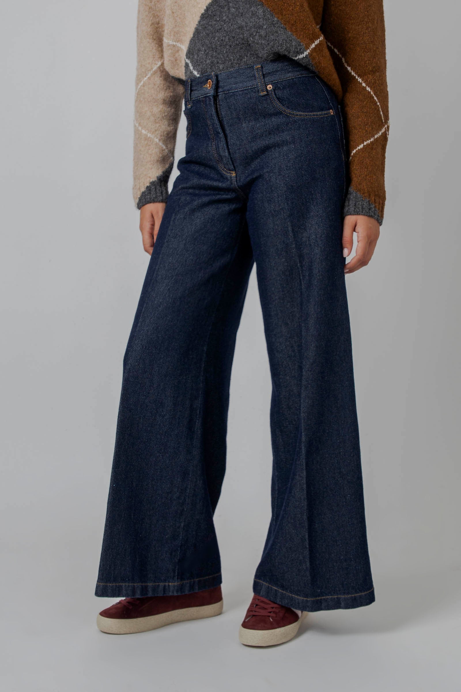 Wide Leg Jeans - 1