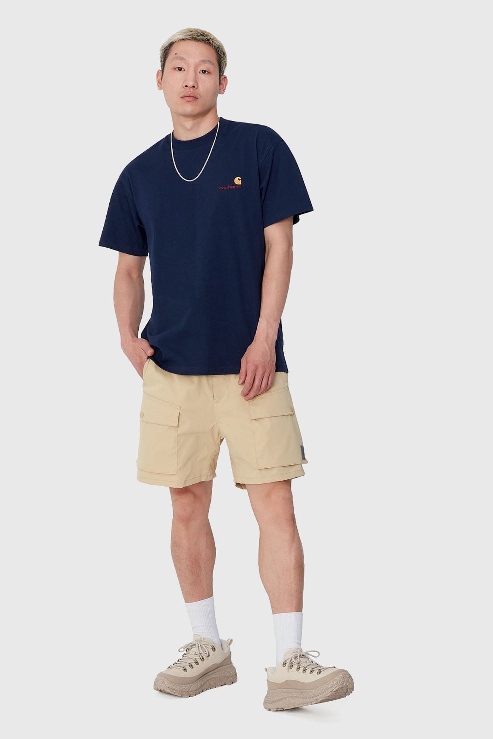 Carhartt Wip Balto Short Beige Uomo - 2