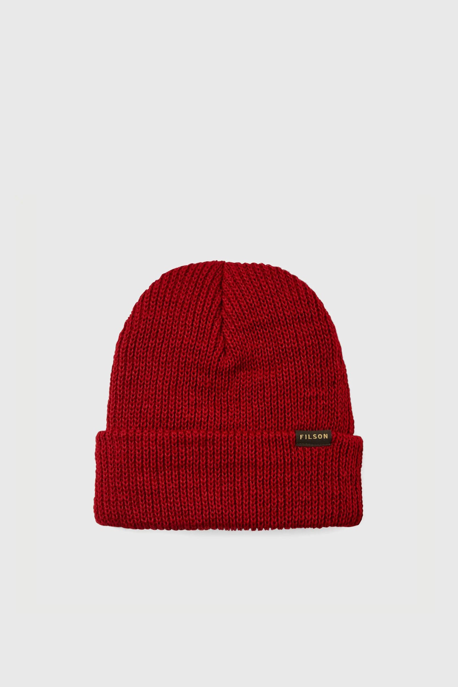 Filson Wool Watch Cap Beanie Rosso Unisex - 1