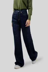 Department Five Jeans Pretender Wide Leg Blu Scuro Donna department five