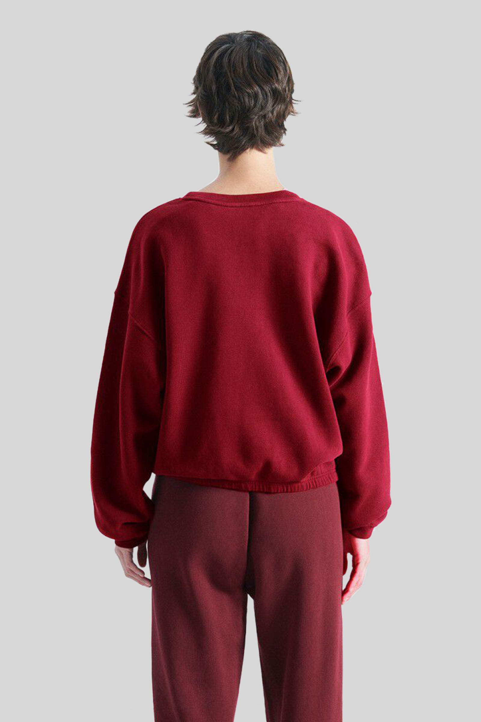 American Vintage Felpa Izubird Bordeaux Donna - 3