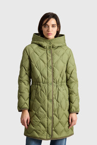 Woolrich Parka Heritage Con Cappuccio Verde Militare Donna woolrich