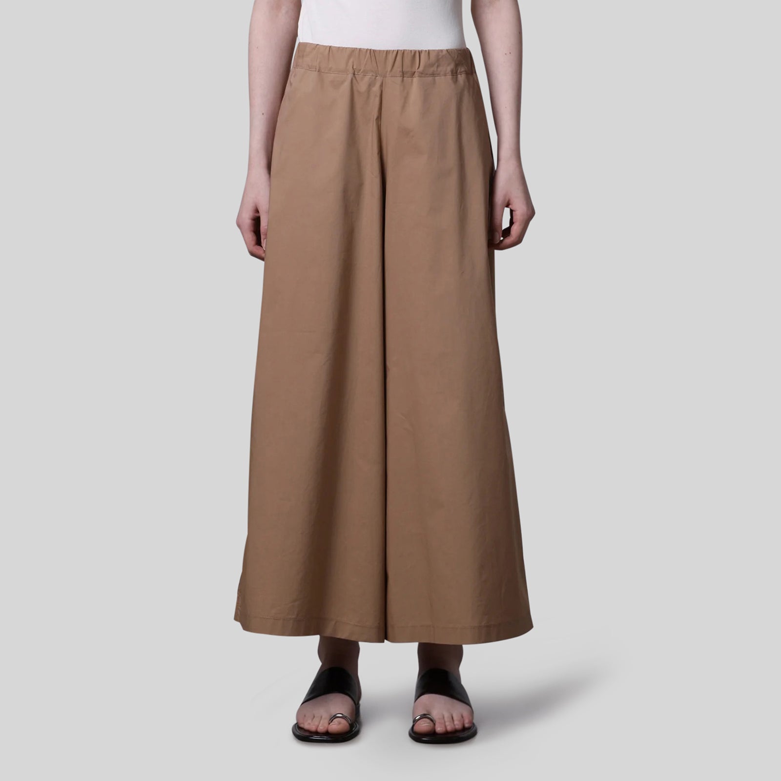 Wide-leg Cropped Pants - 5