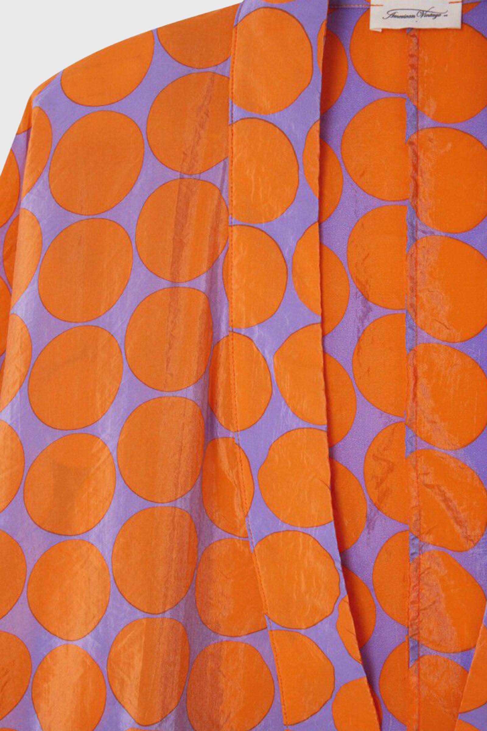 American Vintage Kimono Scarow Arancio Donna - 5