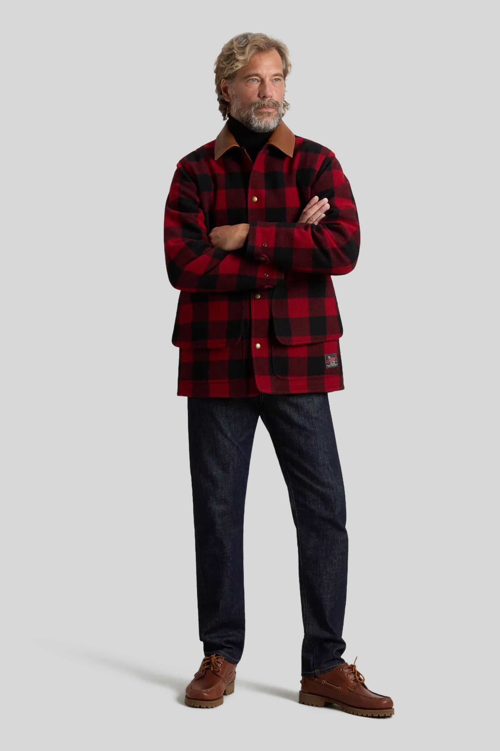 Woolen Mills Barn Coat Buffalo Check - 5