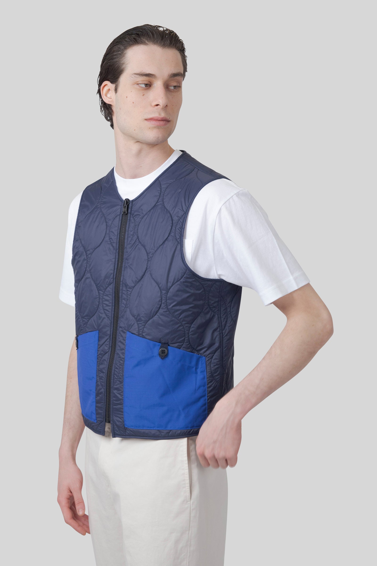Manifattura Ceccarelli All Season Vest Blu/cobalto Uomo - 5