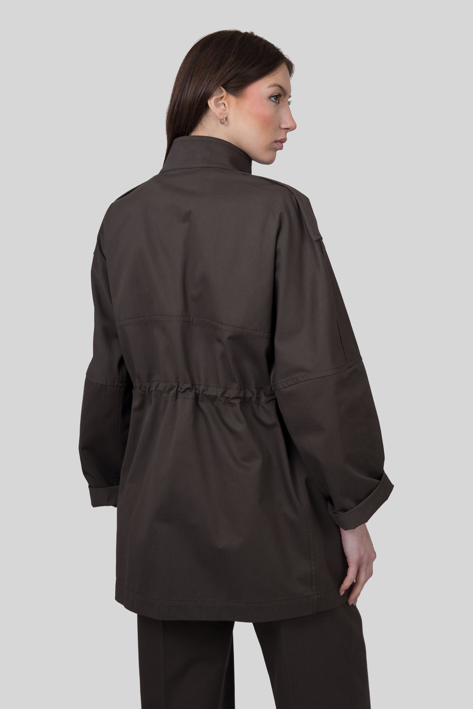 Semicouture Giacca Palimira Verde Militare Donna - 5