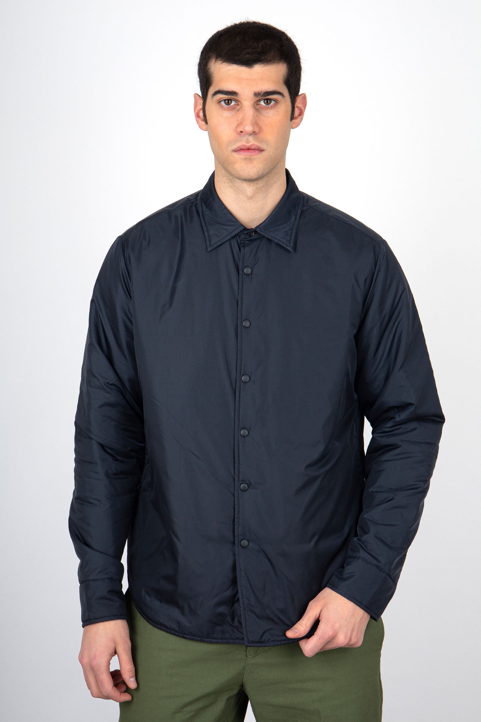 Aspesi Nylon Shirt RE Synthetic Blue Shirt - 3