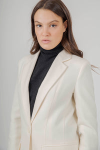 Semicouture Giacca Ebony Bianco Off Donna semicouture