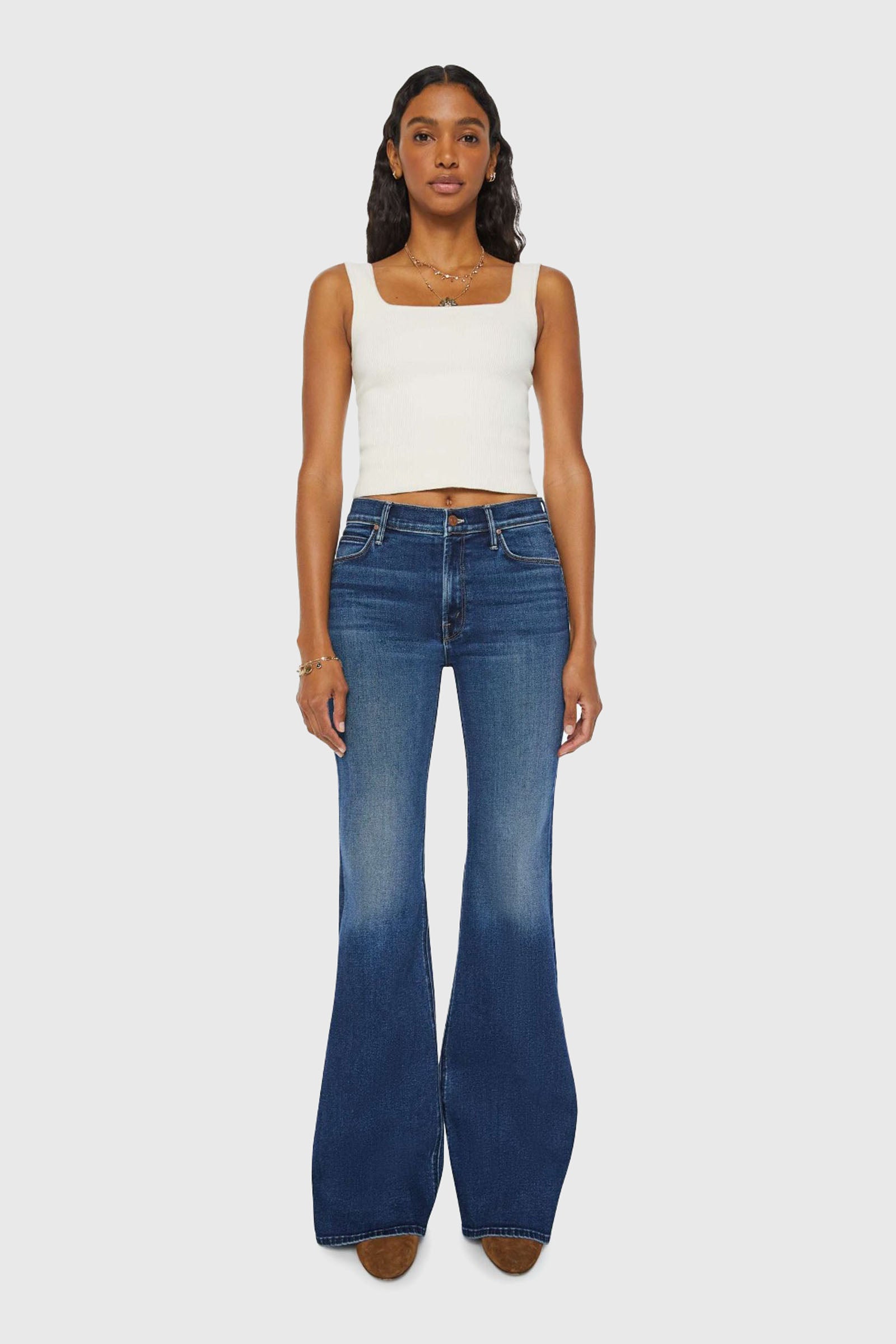 Mother Jeans The Doozy Denim Medio Donna - 7