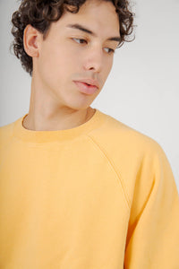 Edwin Felpa Raglan Crew Japan Giallo Uomo edwin