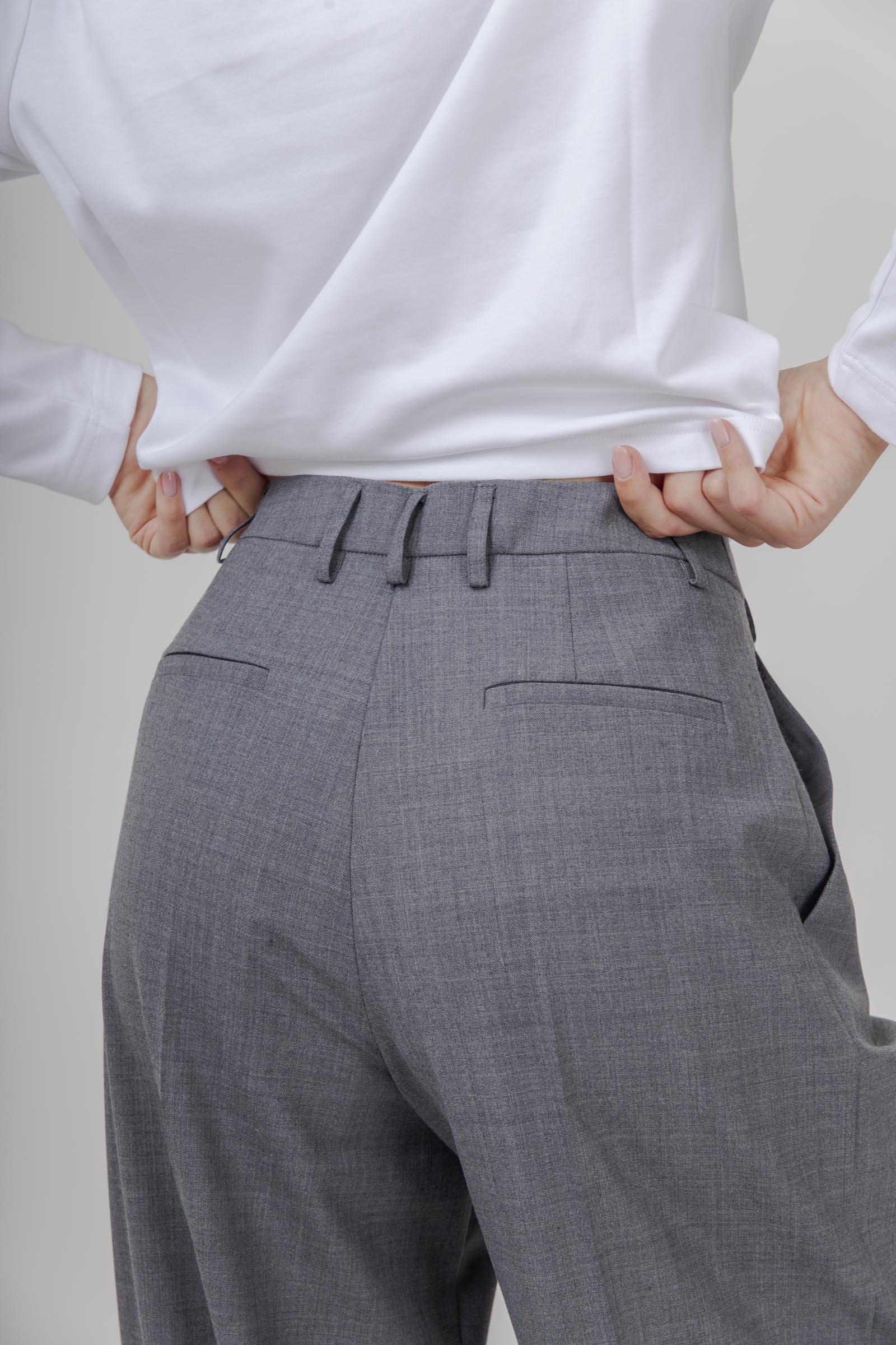 Semicouture Pantalone Vivienne Grigio Melange Donna - 5