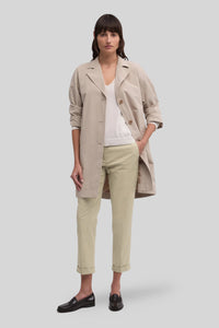 Aspesi Pantalone In Twill Di Cotone Stretch Beige Donna aspesi