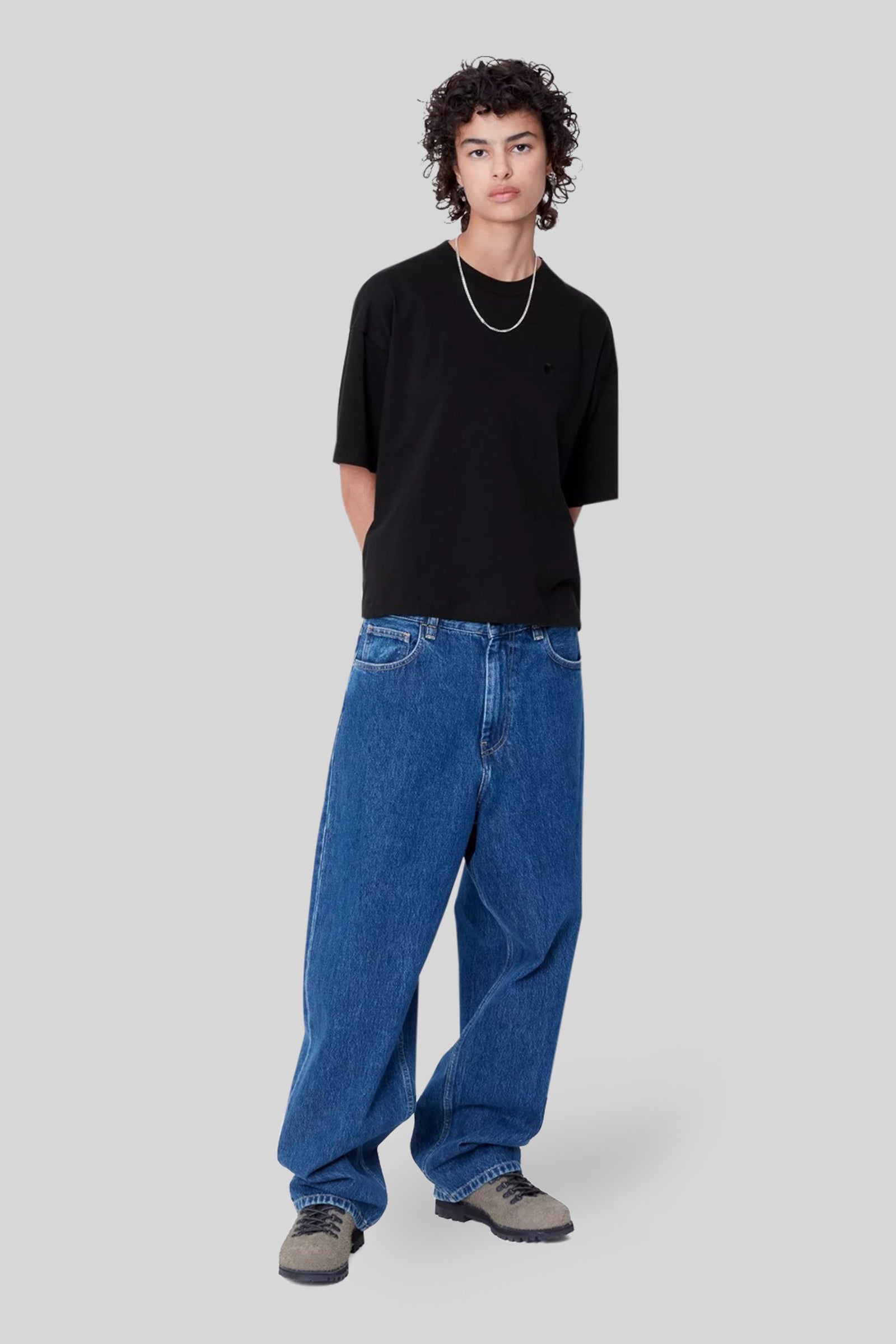 Carhartt Wip W' S/s Chester T-shirt Organic Cotton Nero Donna - 2