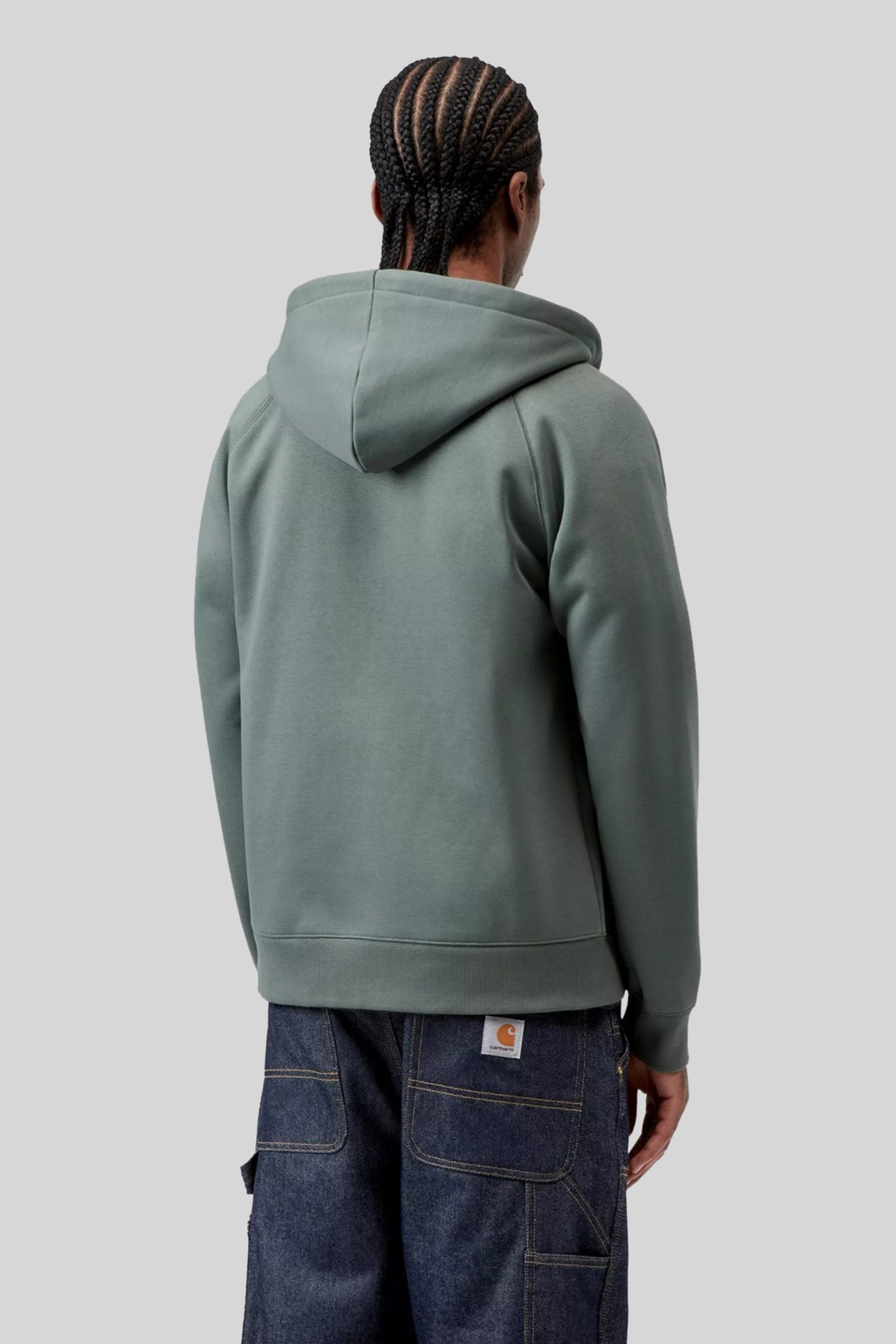 Carhartt Wip Hooded Chase Jacket Verde Uomo - 3