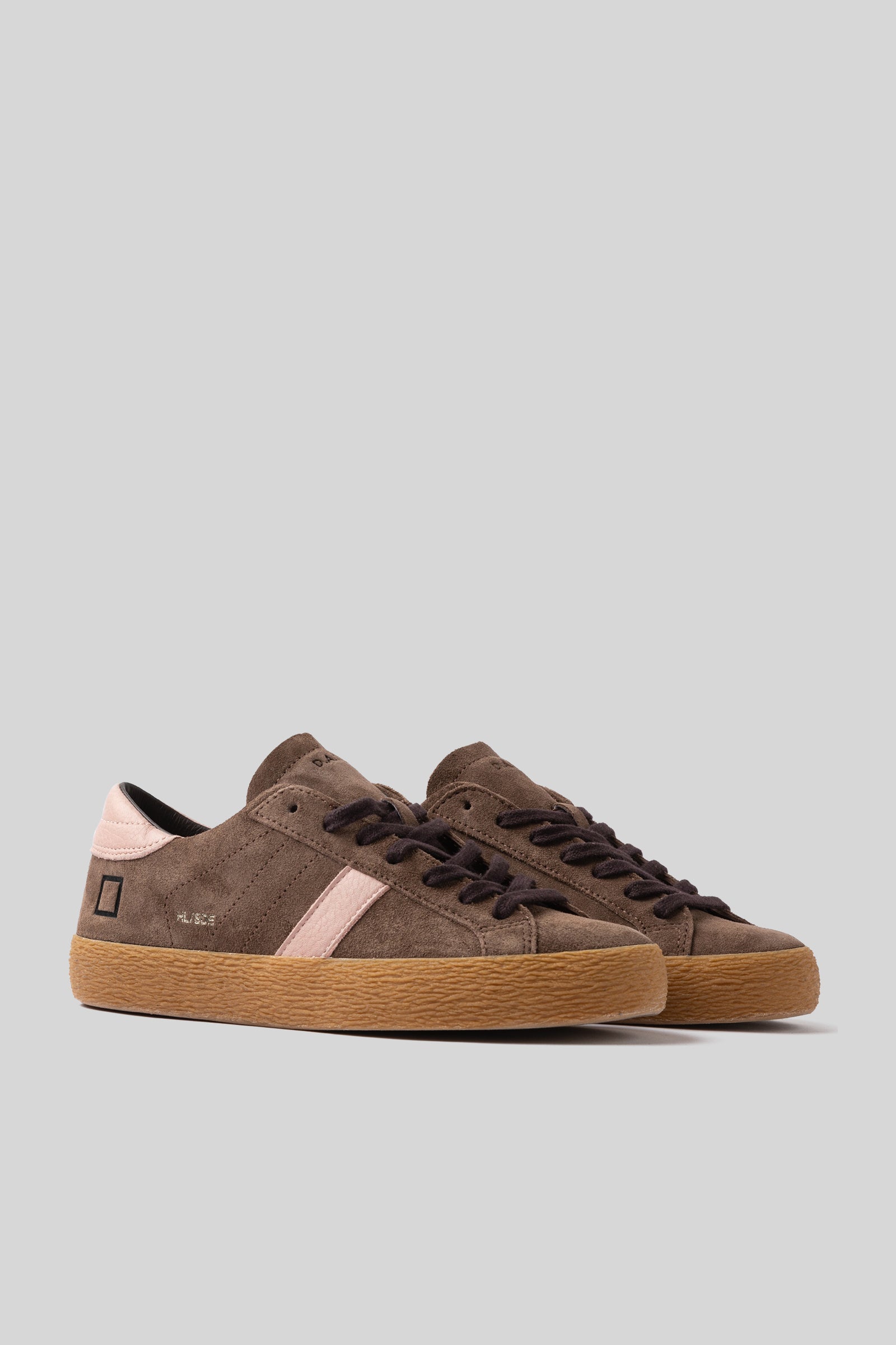 D.a.t.e. Sneaker Hill Low Suede Taupe Donna - 3