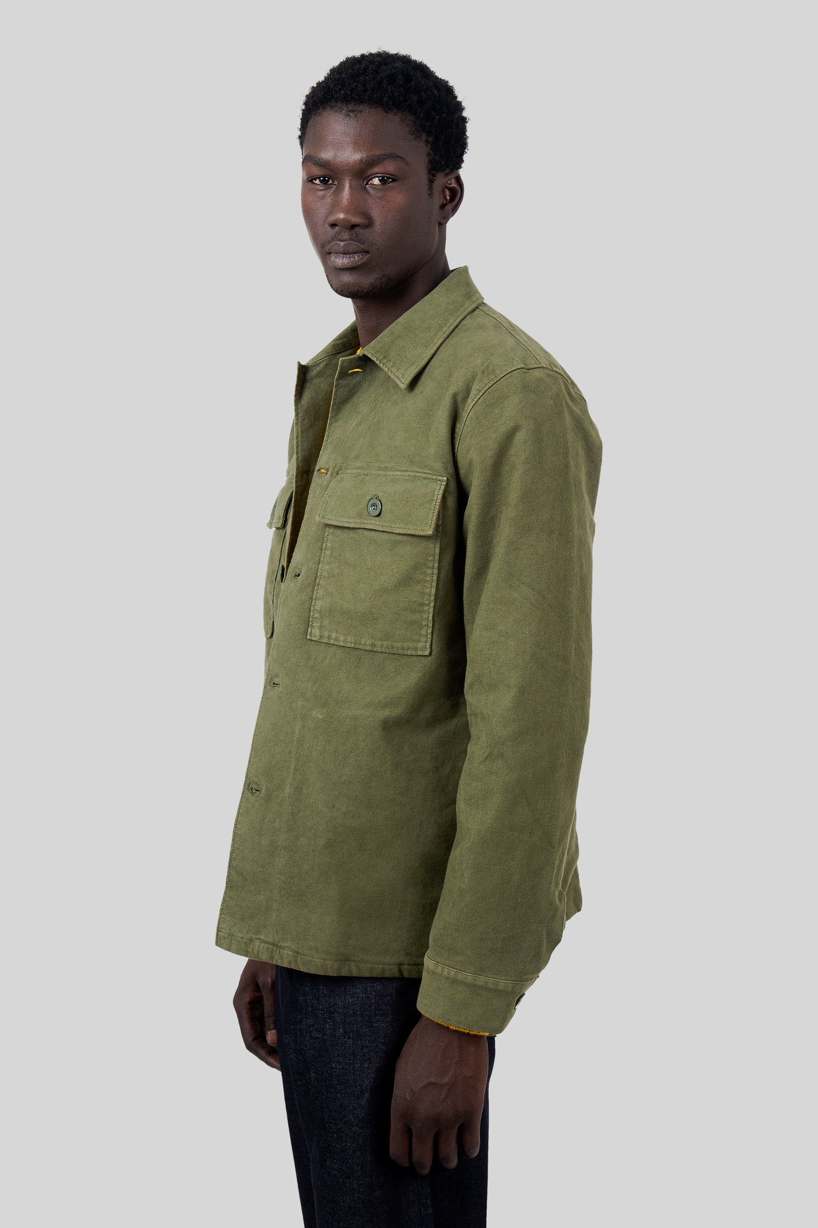 Department Five Overshirt Wilde Verde Militare Uomo - 3
