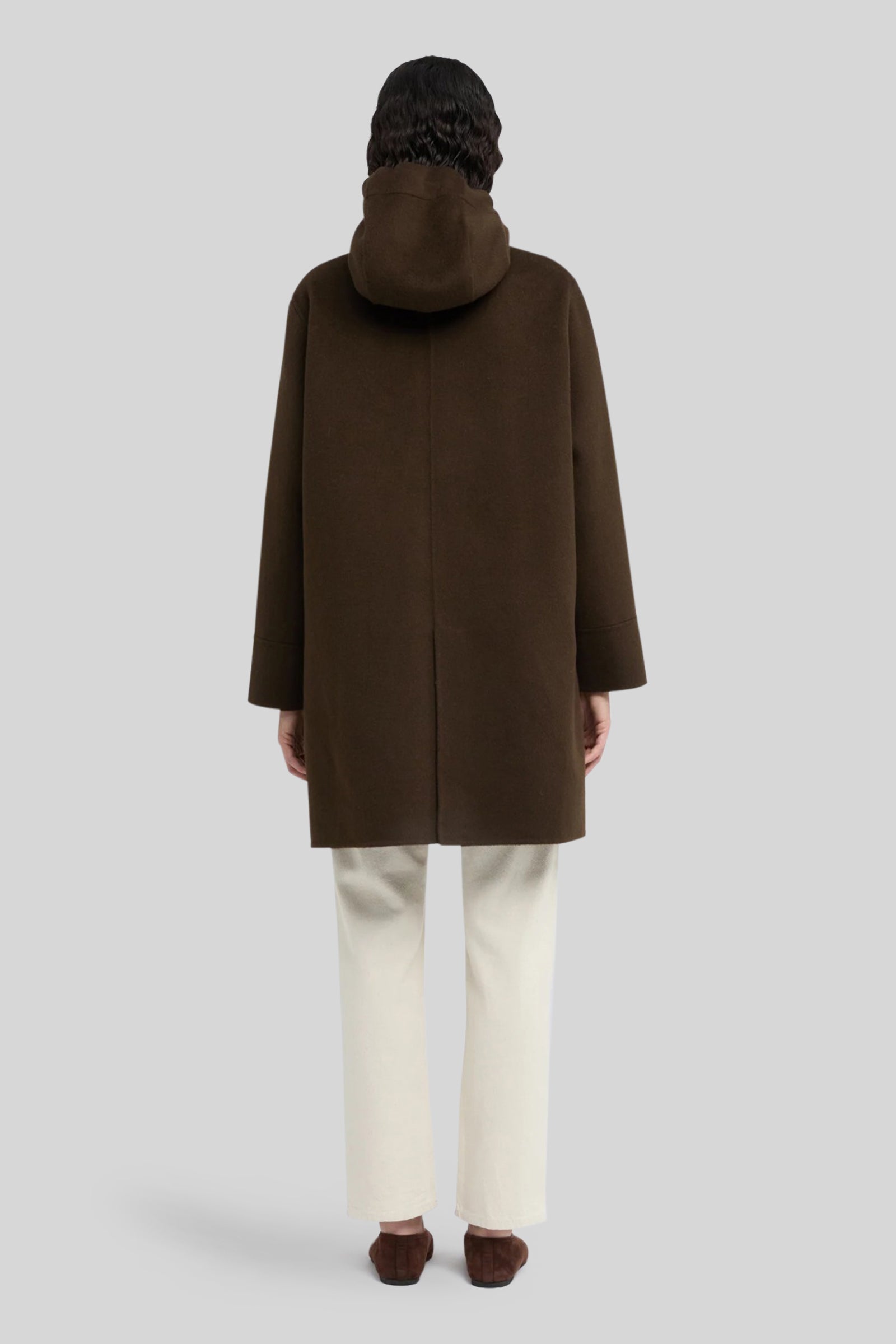 Aspesi Parka In Lana Marrone Donna - 3
