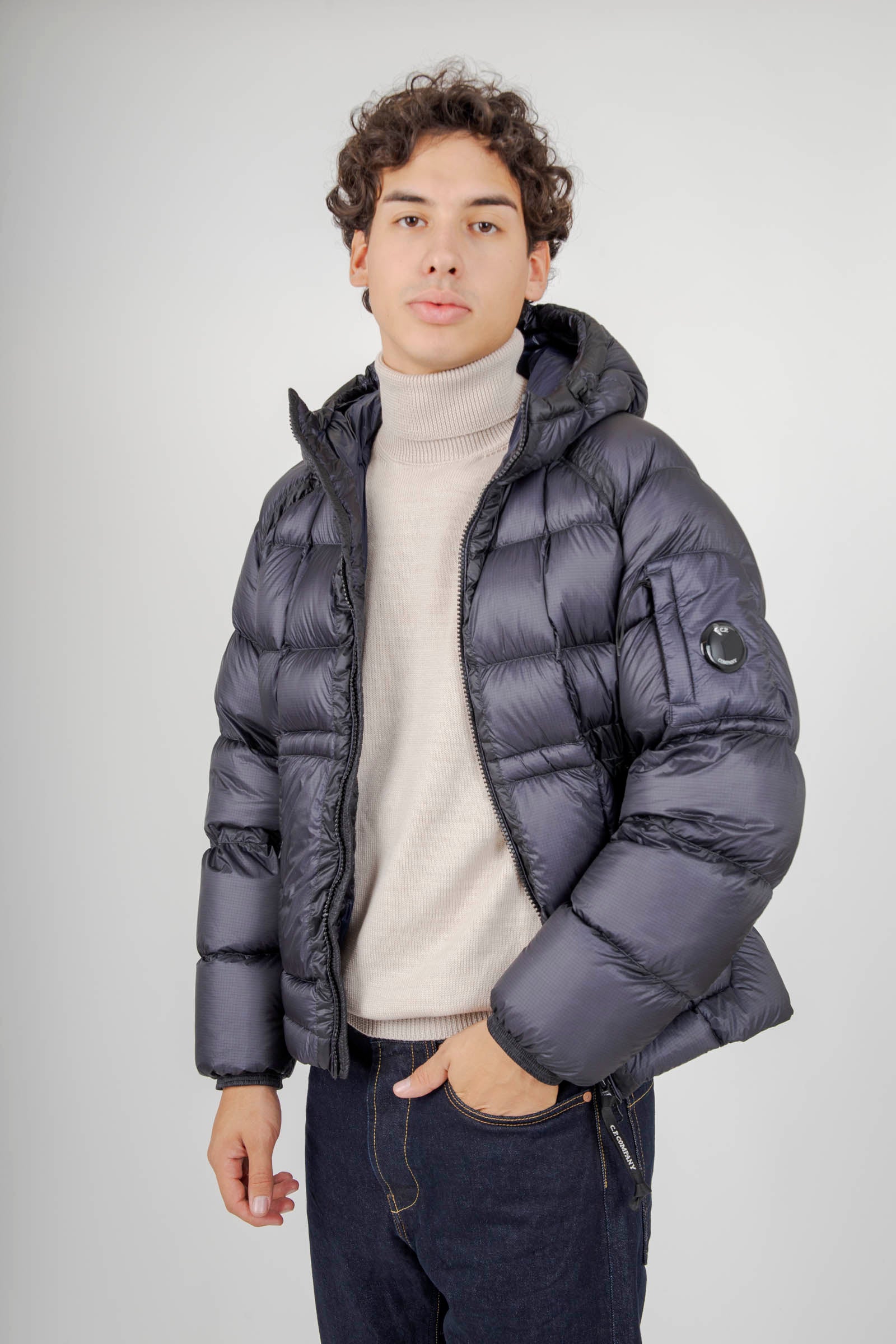 Dd-shell Hooded Down Jacket - 1