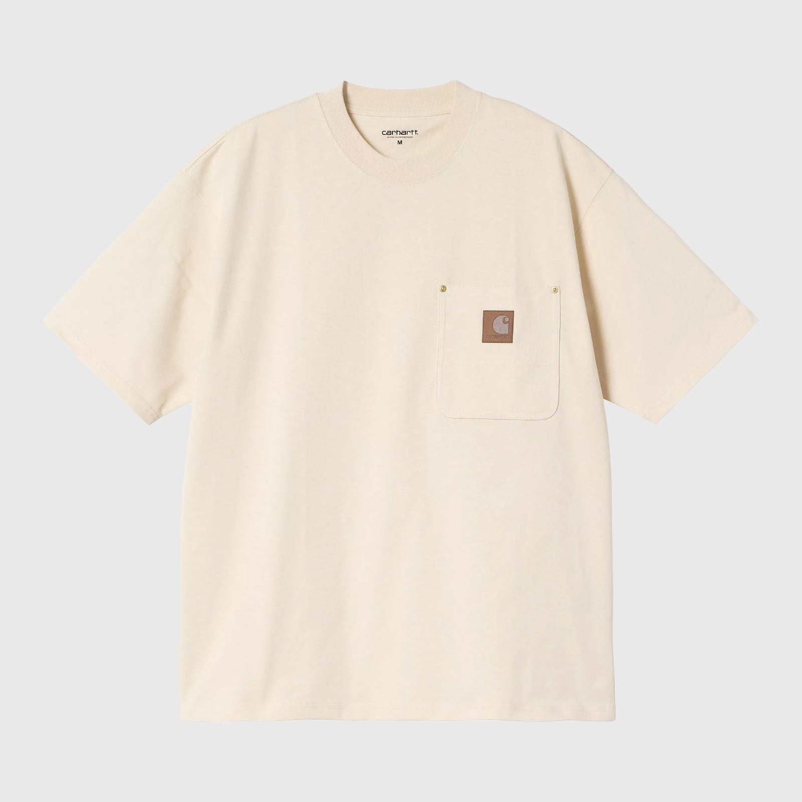 Carhartt Wip S/s Eldon Pocket T-shirt Ecru Uomo - 3