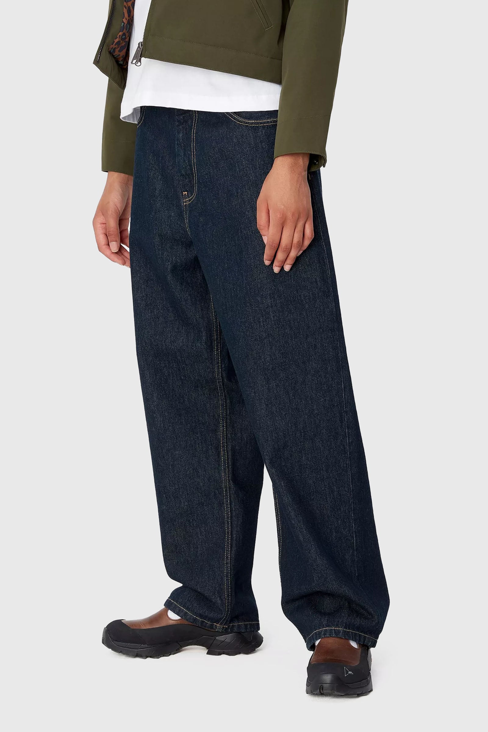 Carhartt Wip W' Brandon Pant Blu Scuro Donna - 3