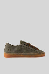 D.a.t.e. Sneaker Tender Suede Verde Militare Uomo d.a.t.e.