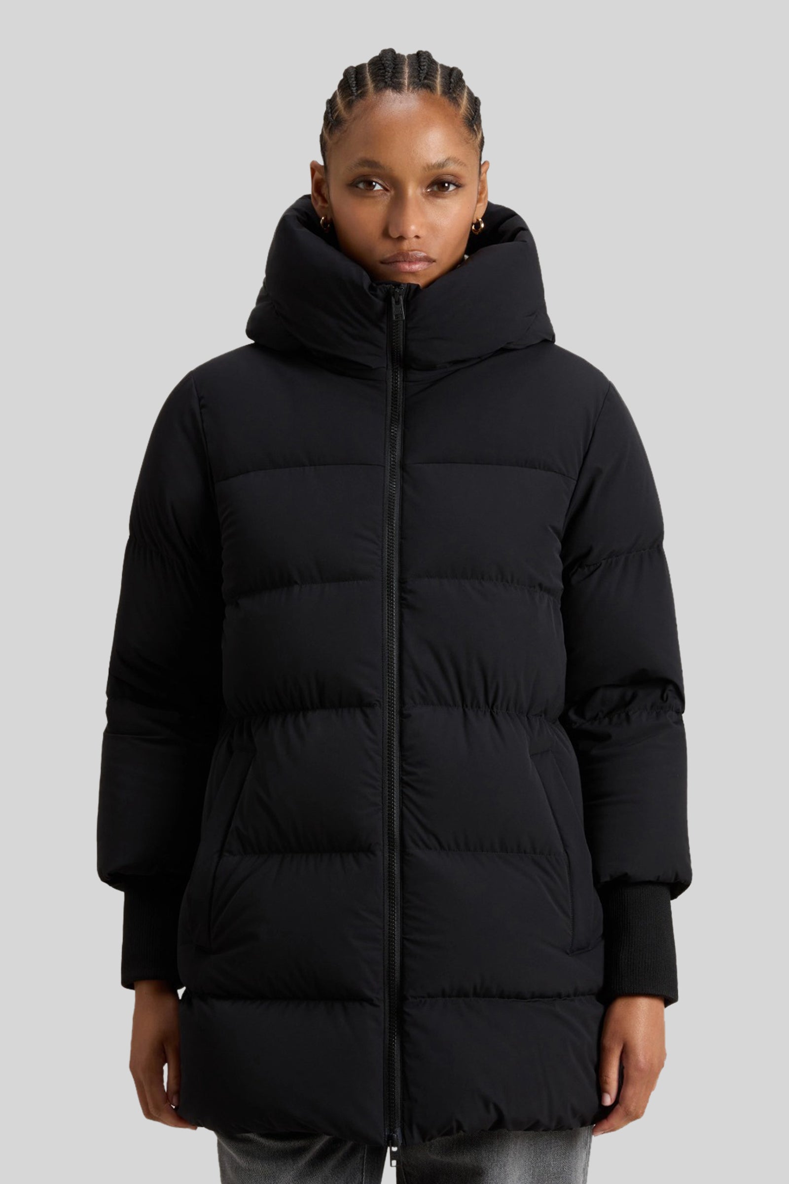 Woolrich Cloud Madison Coat Nero Donna - 1