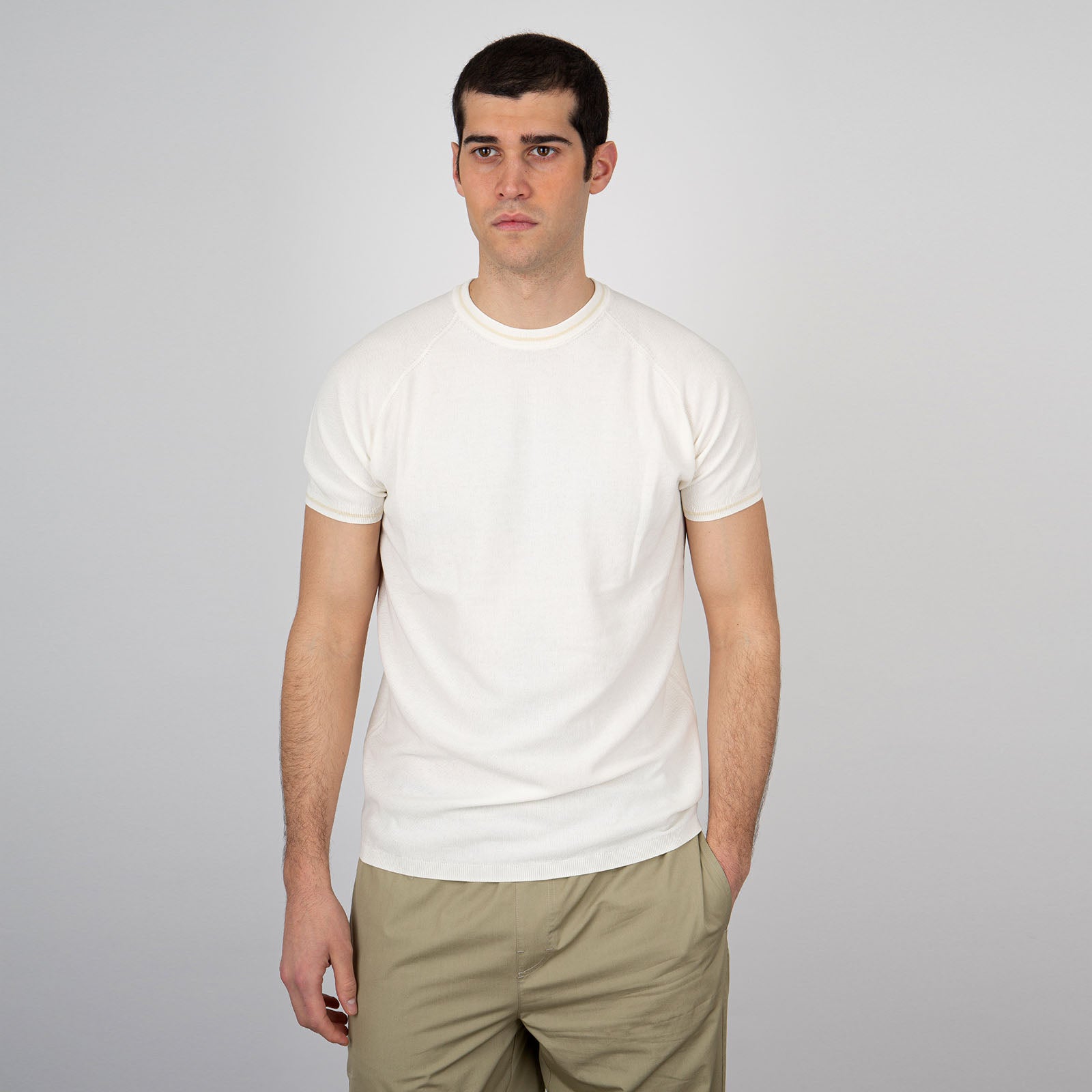 Aspesi T-shirt Cotone Bianco - 6