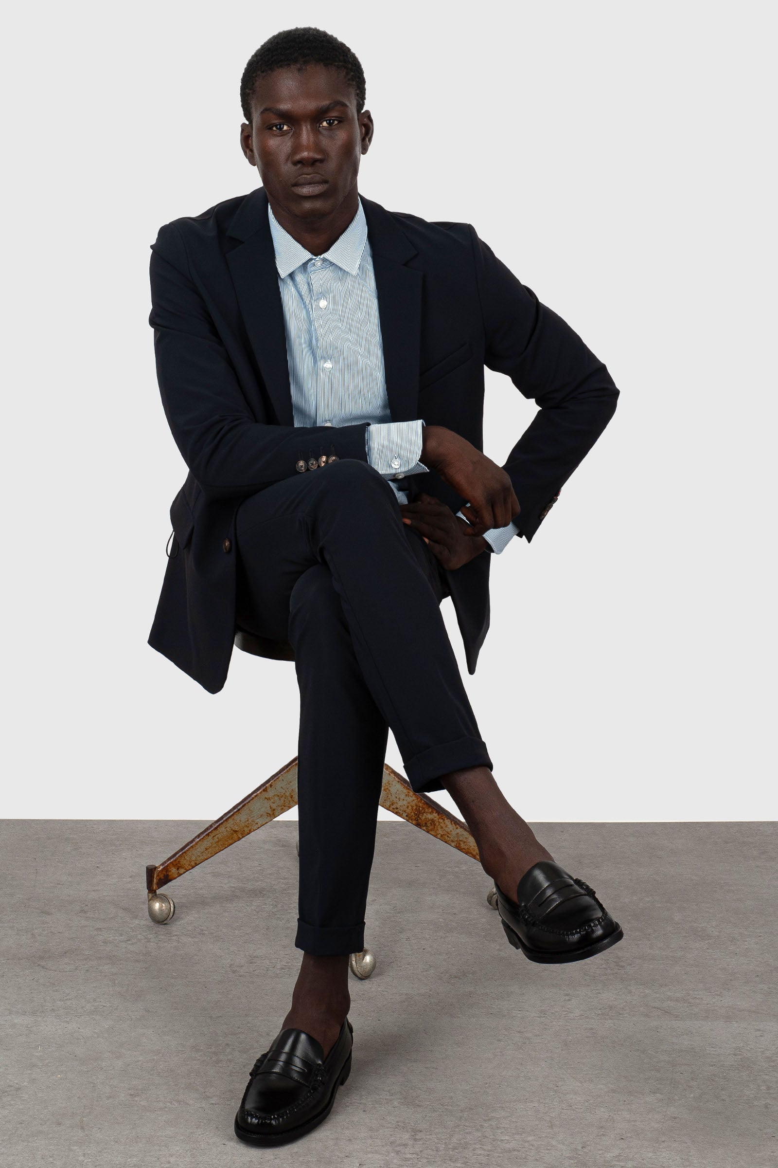 Oxford Jacquard Open Shirt - 3