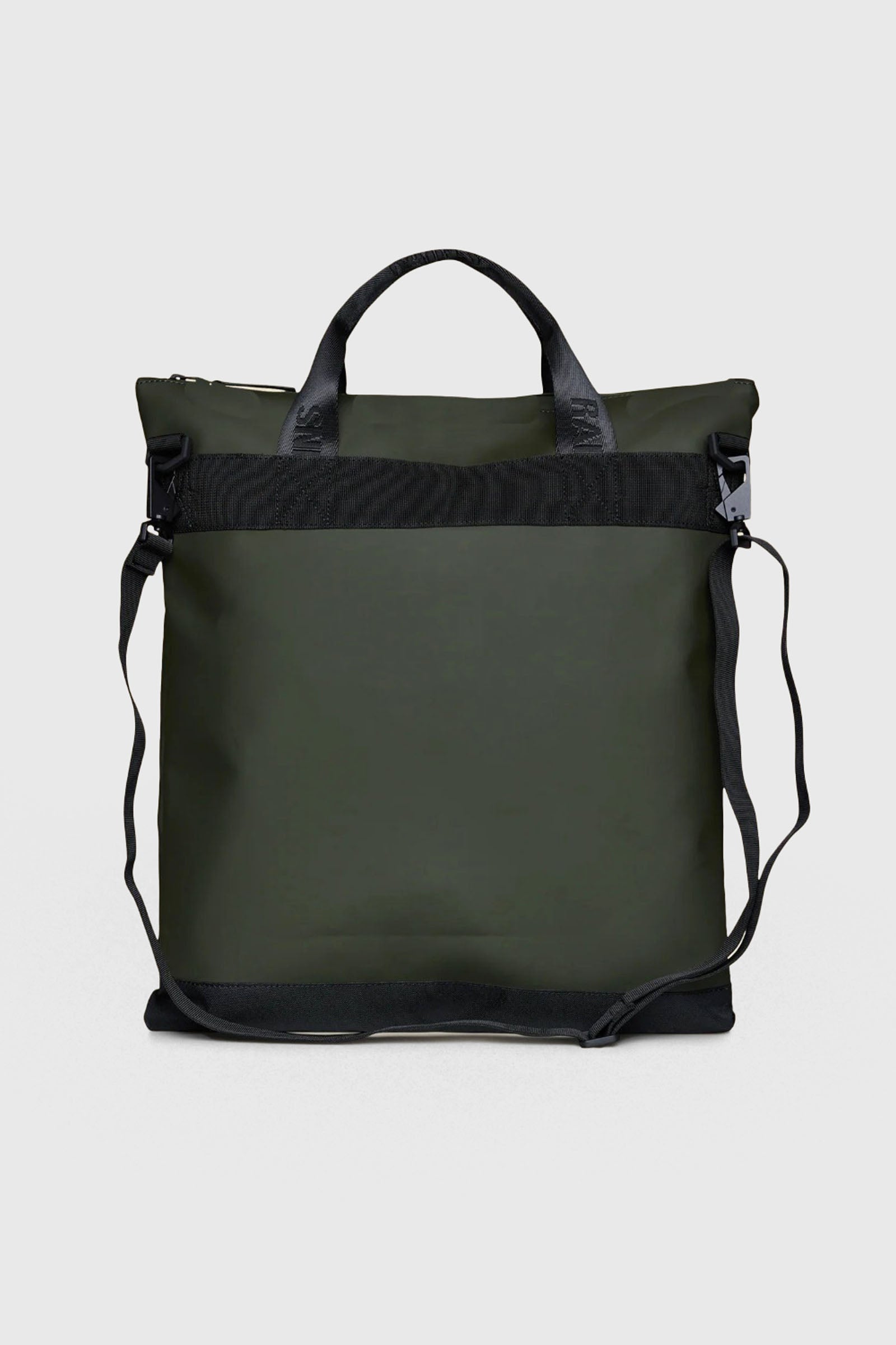 Rains Trail Tote Bag Verde Scuro Unisex - 2