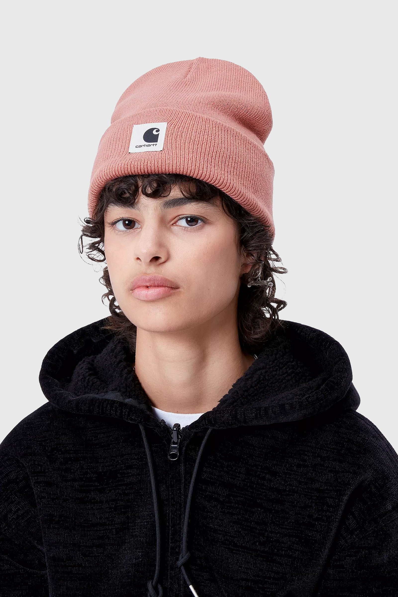 Carhartt Wip Ashley Beanie Rosa Antico Donna - 3