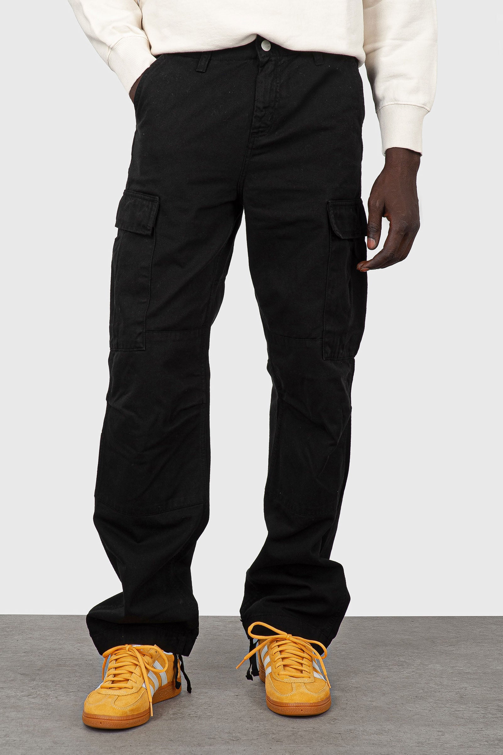 Carhartt Wip Regular Cargo Pant 'moraga' Twill Nero Uomo - 1