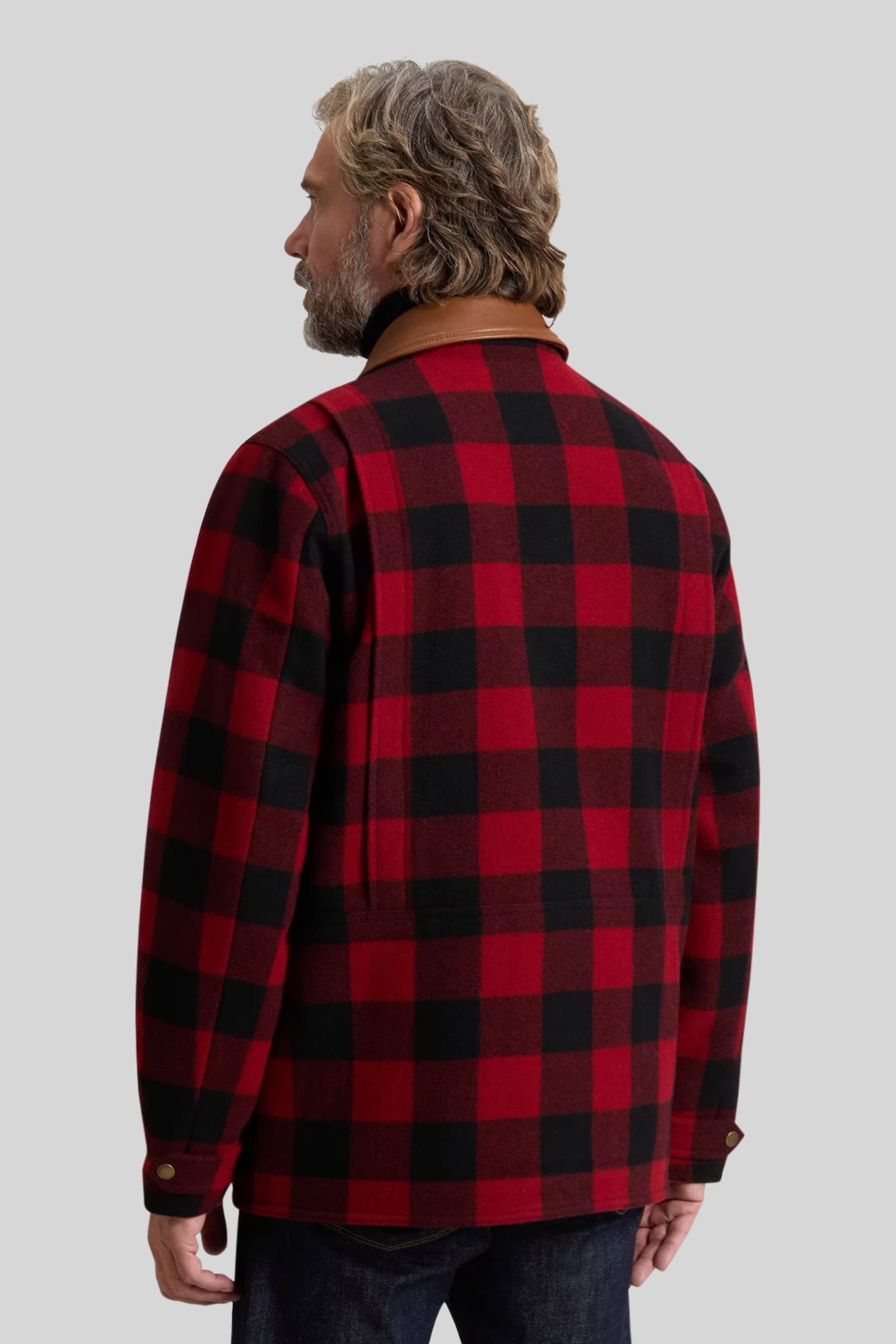 Woolen Mills Barn Coat Buffalo Check - 3