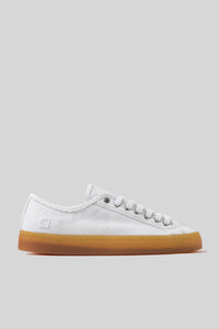 D.a.t.e. Sneaker Tender Canvas White Bianco Uomo d.a.t.e.